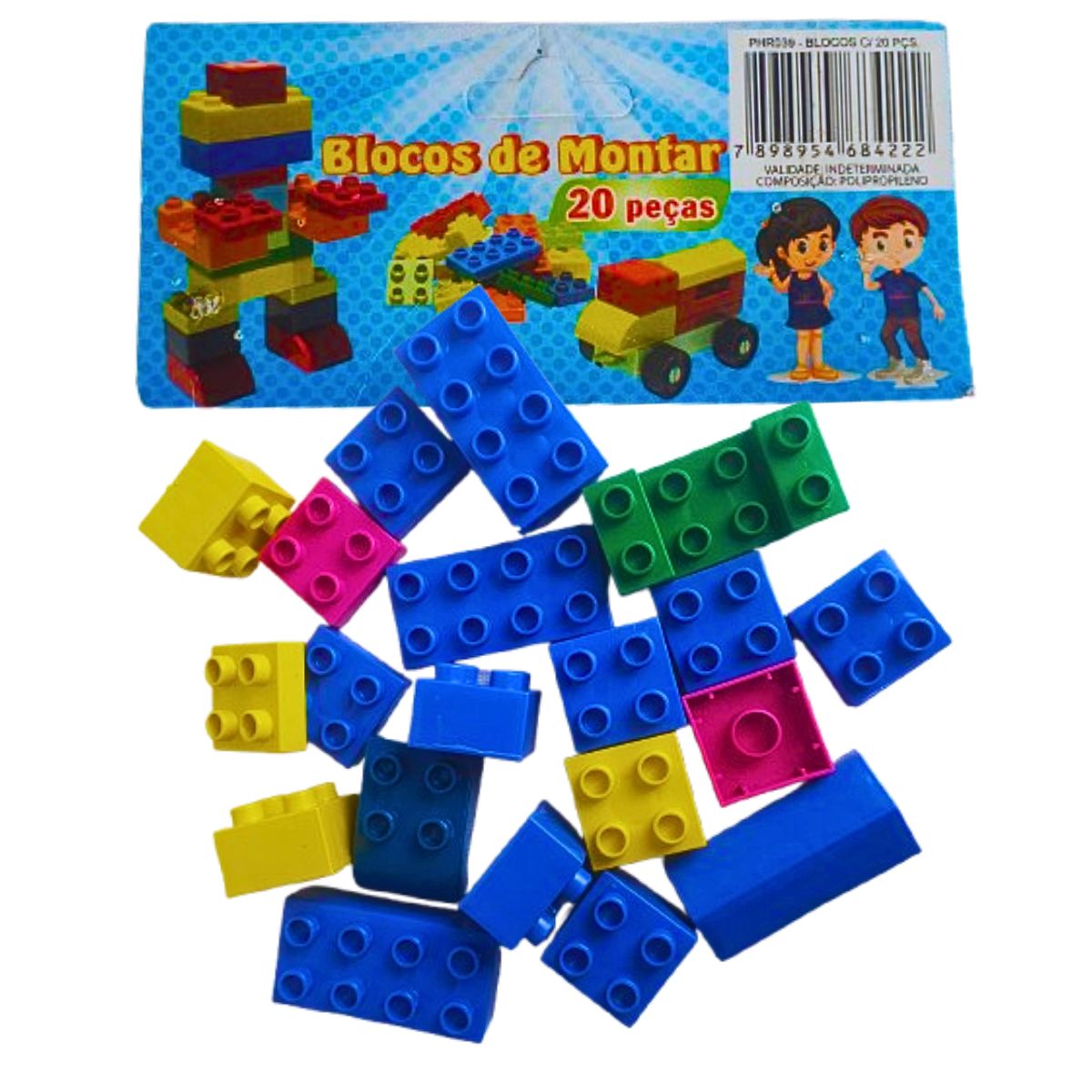 Blocos De Montar Mágicos Infantil Encaixe 20 Pç - Playhome Blocos De Montar Mágicos Infantil Encaixe 20 Pç - Playhome